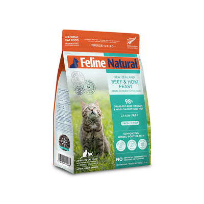 Feline Natural Freeze Dried Feline Natural Freeze Dried Beef & Hoki Feast Cat Food