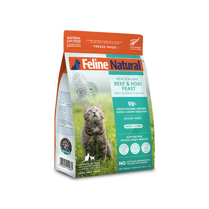 Feline Natural Freeze Dried Feline Natural Freeze Dried Beef & Hoki Feast Cat Food