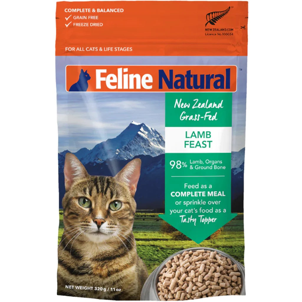 Feline Natural Freeze Dried 320g Feline Natural Freeze Dried Lamb Feast