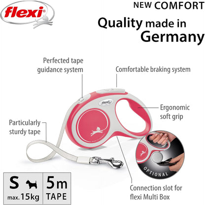 Flexi Collars / Leads Flexi New Comfort Tape Leash 5m