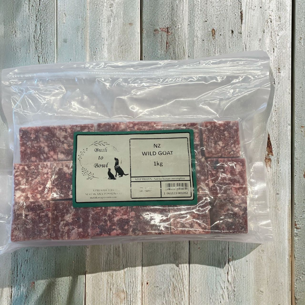 From the Bush to the Bowl Frozen Food From the Bush to the Bowl NZ Boneless Goat Mince1 kg
