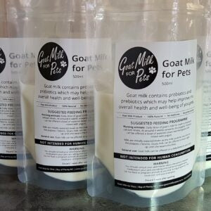 Goat Milk for Pets Treats Raw Goat Milk Frozen