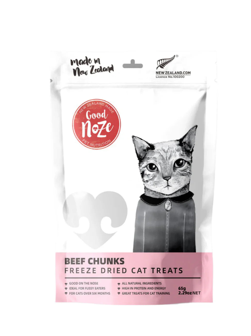 Good Noze Treats Beef Chunks Freeze Dried Cat Treats