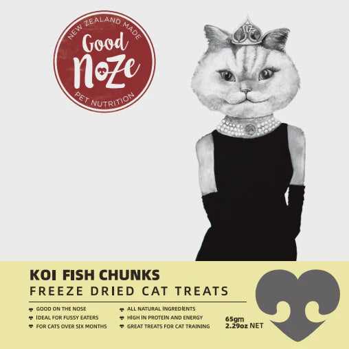 Good Noze Treats Koi Fish Chunks Freeze Dried Cat Treats 65g