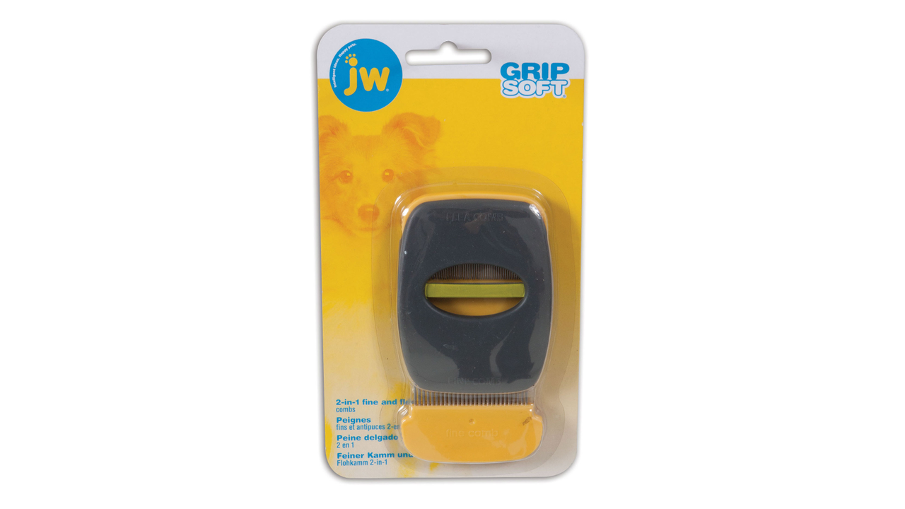 JW Grooming Aids JW 2 in 1 Fine & Flea Comb