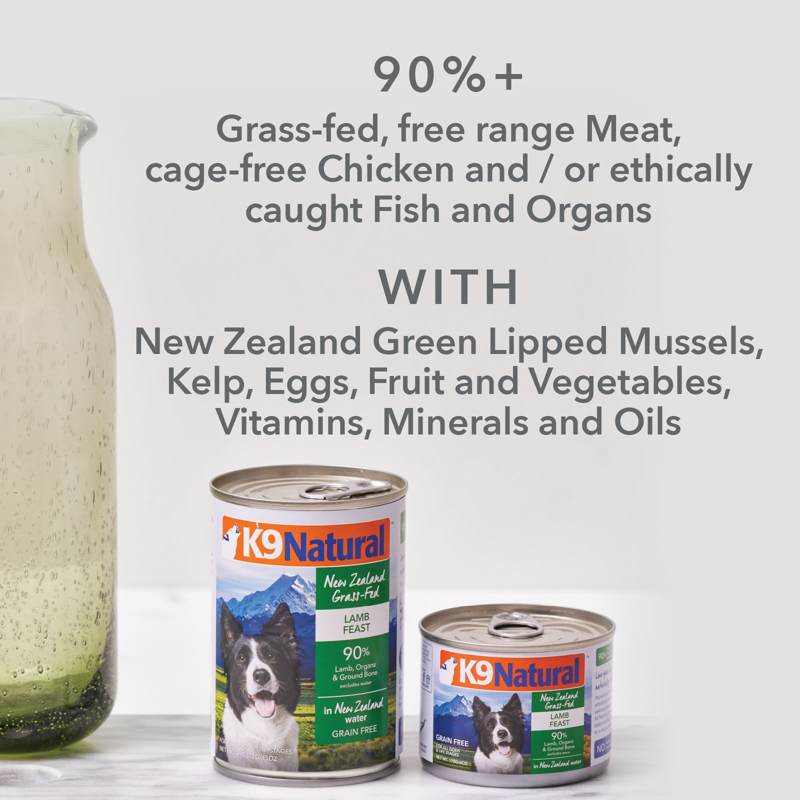 K9 Natural Canned Food K9 Canned Lamb Feast Dog 370g