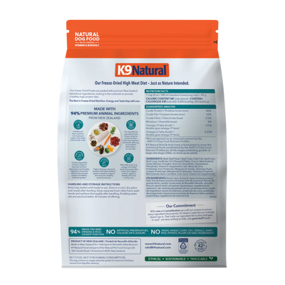 K9 Natural Freeze Dried K9 Natural Freeze Dried Hoki and Beef Feast