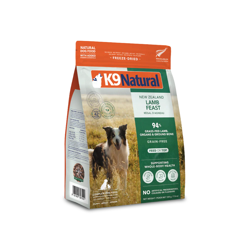 K9 Natural Freeze Dried K9 Natural Freeze Dried Lamb Feast Dog Food