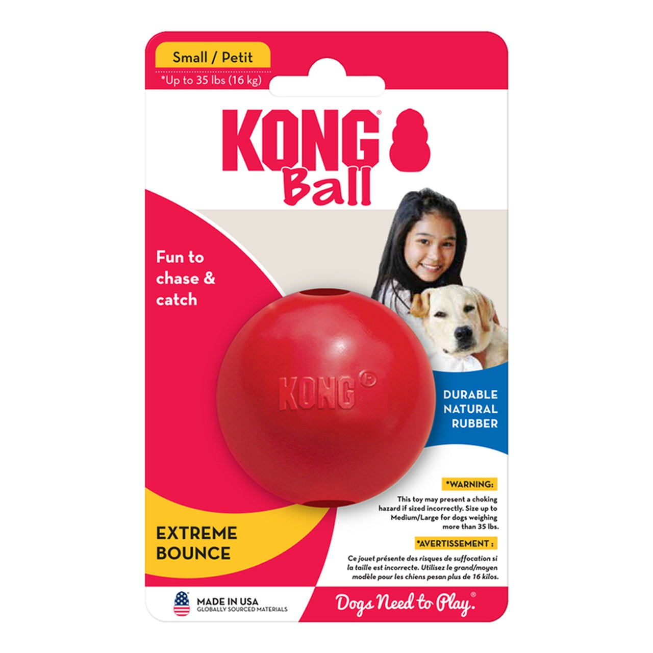 Kong best sale toy sizes