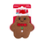 Kong Toys Kong Holiday Nuzzles Minin Gingerbread Brown XS