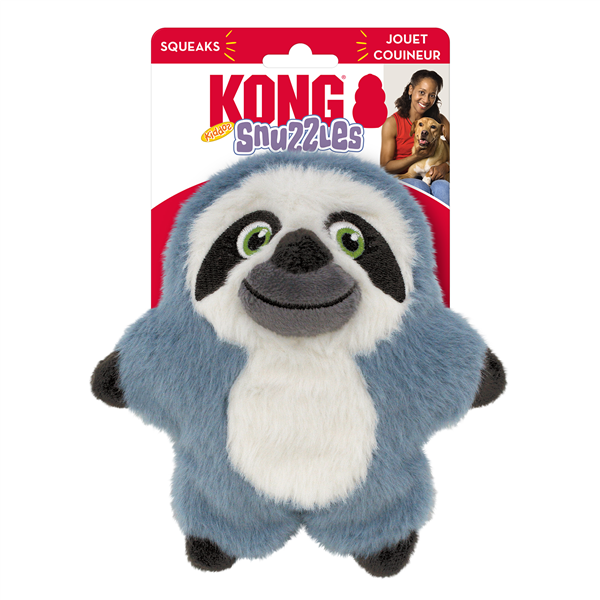 Kong Toys Sloth Kong Snuzzles Kiddos Dog Toy Small