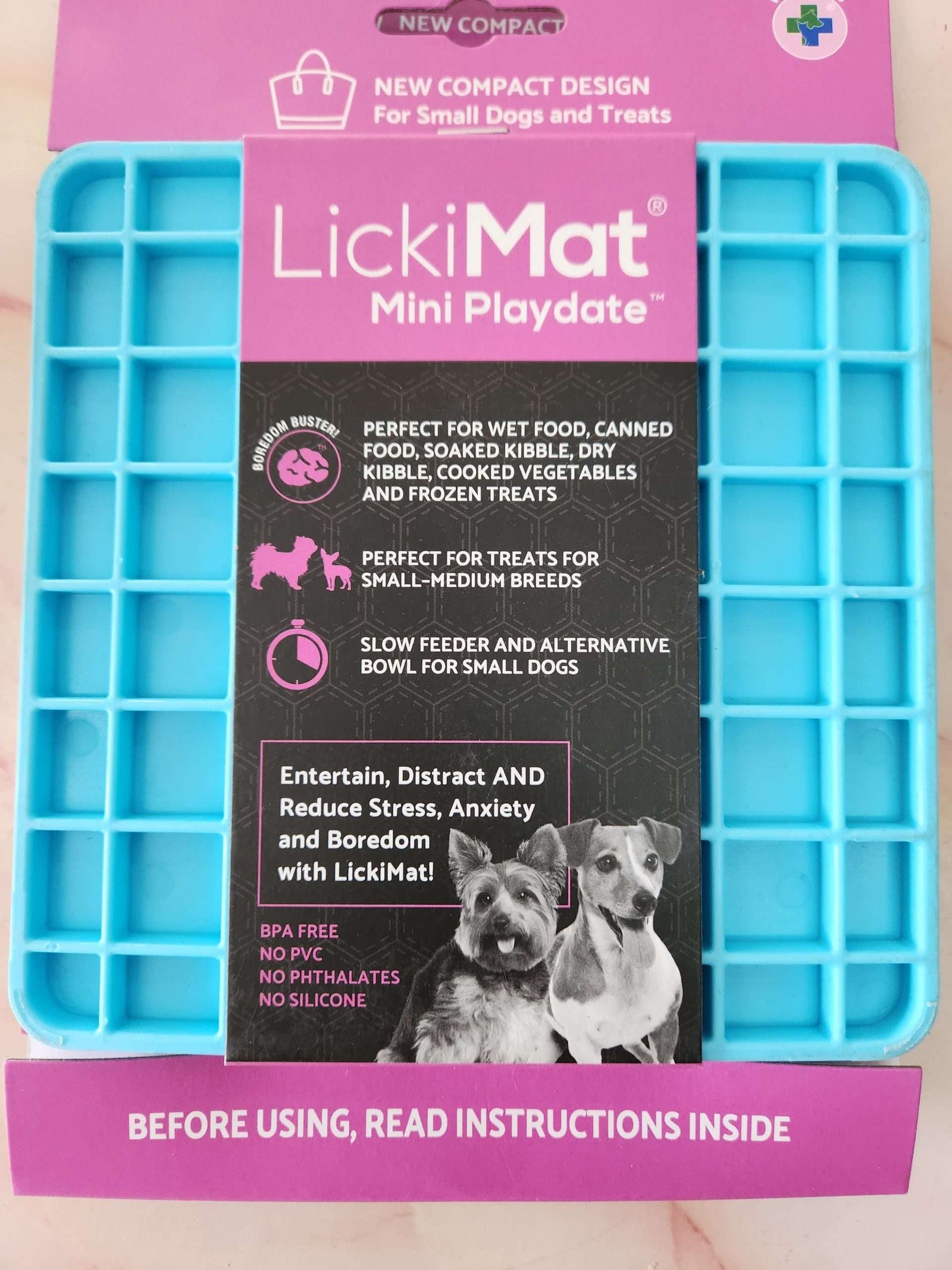 LickiMat bowls Turquoise LickiMat Mini Playdate