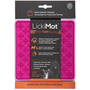 LickiMat bowls Pink LickiMat Mini Tuff Buddy