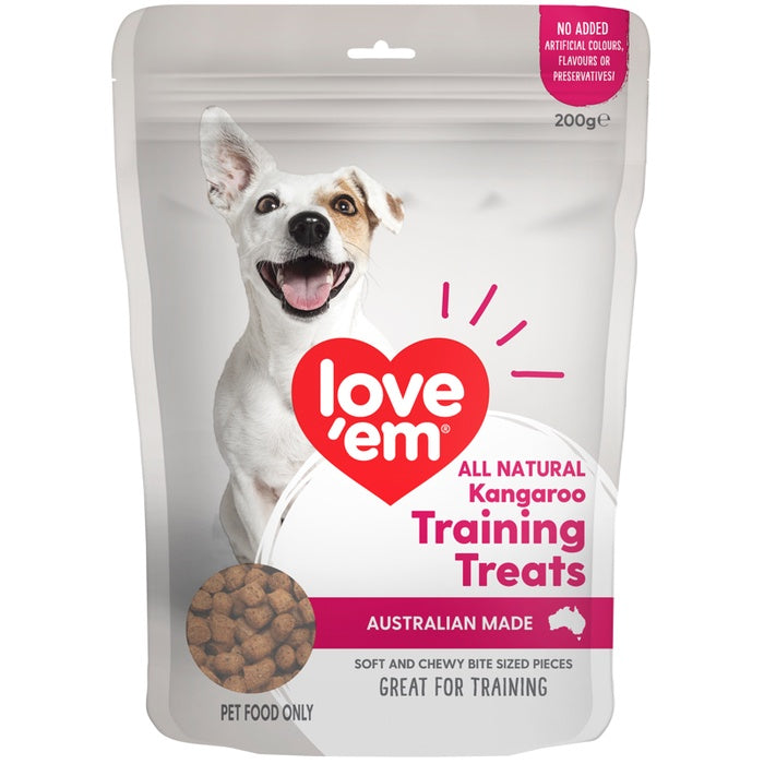 Love'em Treats Love 'em Training Treats Kangaroo 200g