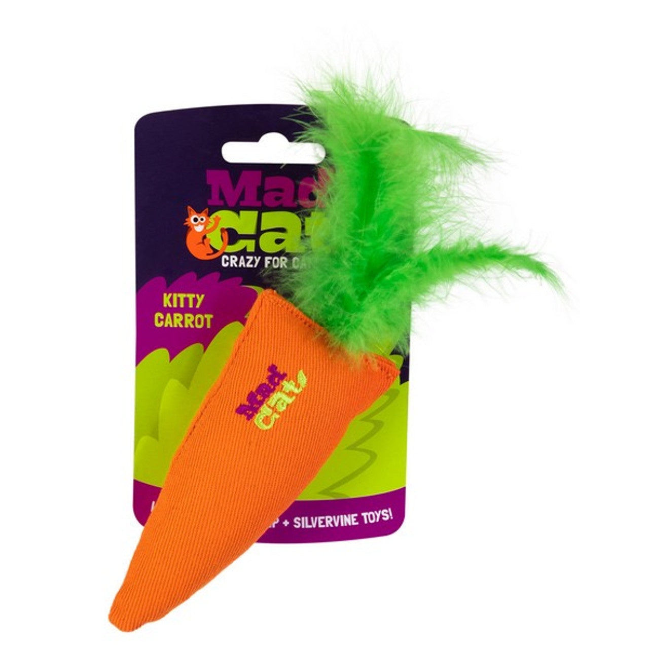 Mad Cat Toys Mad Cat Kitty Carrot Cat Toy