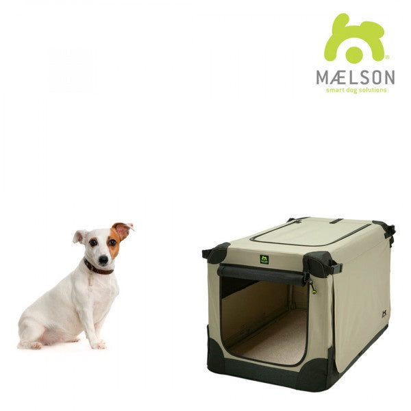 Maelson Beds 62 / Black/Tan Maelson Soft Fabric Kennel