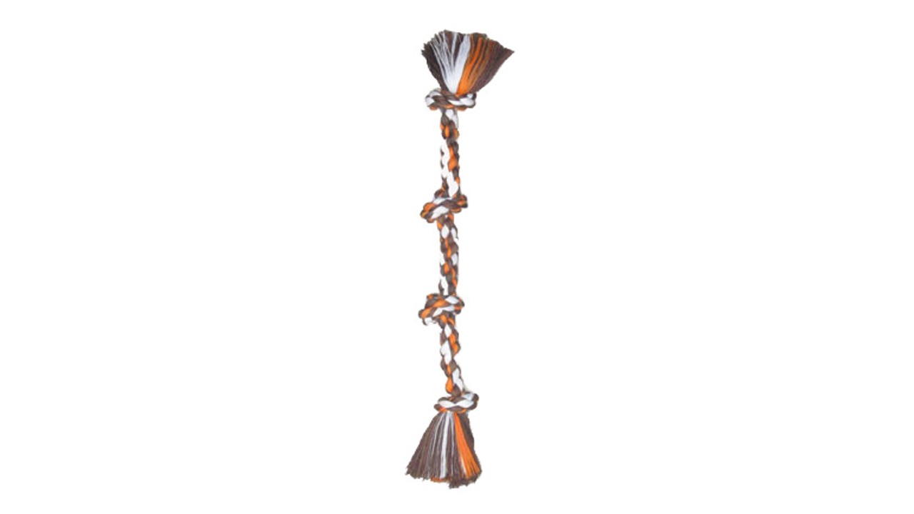 mammoth Toys Mammoth Rope Bone Four Knot Tug Large 68cm