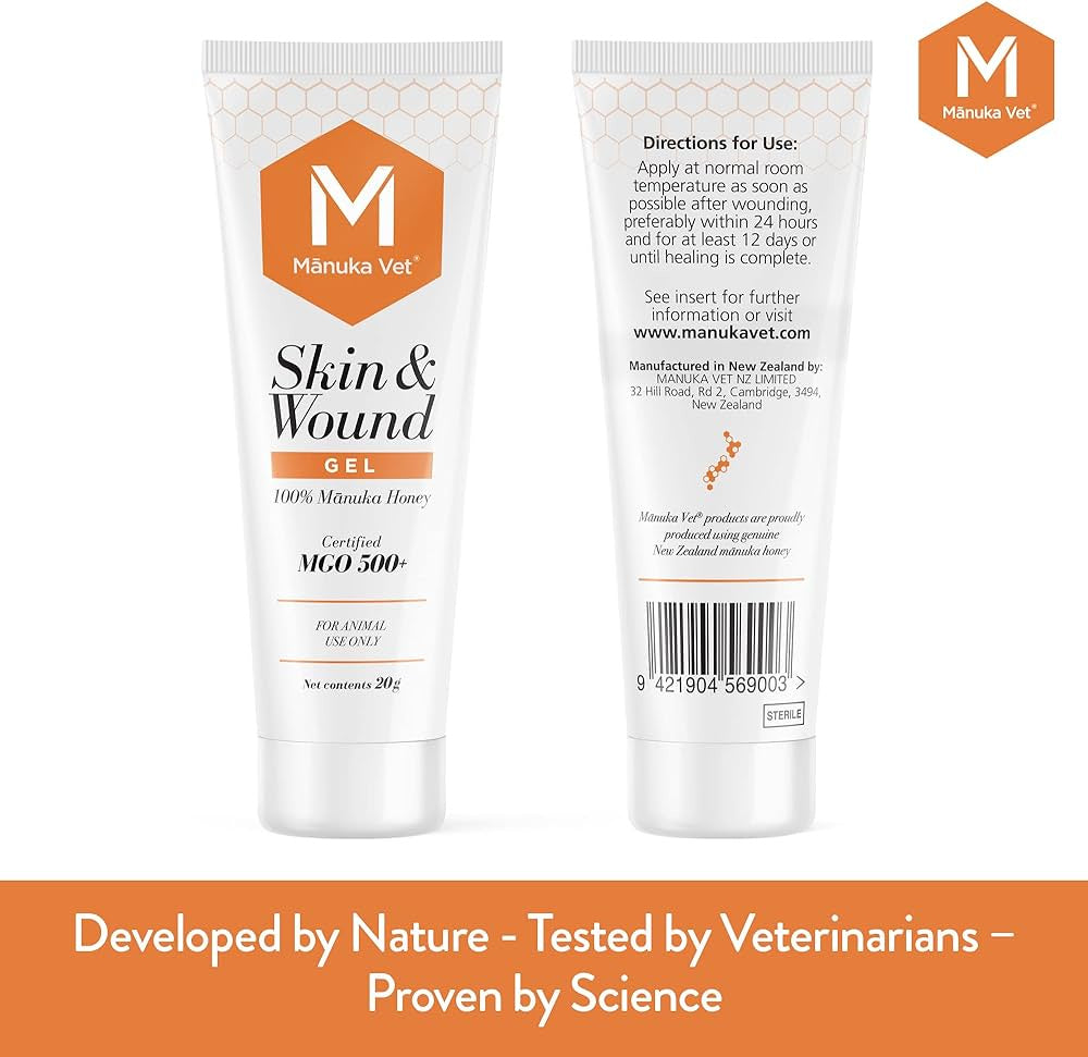 Manuka Vet Dispensary Manuka Vet Skin & Wound Gel 20g
