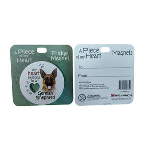 Mt Meru accessories German Shepherd A Piece of my Heart Fridge Magnet