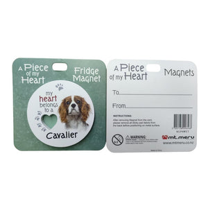 Mt Meru accessories Cavalier A Piece of my Heart Fridge Magnet