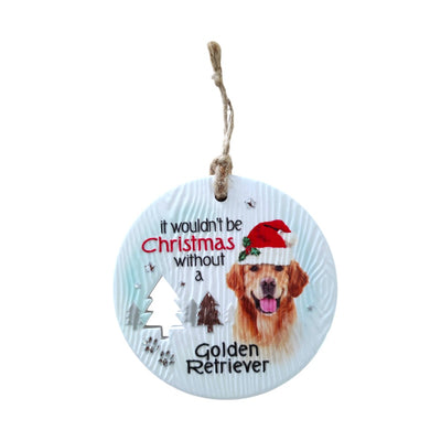 Mt Meru accessories Golden Retriever Xmas Wishes Tree Ornament