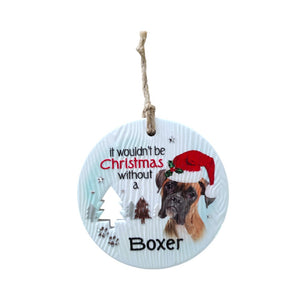 Mt Meru accessories Boxer Xmas Wishes Tree Ornament