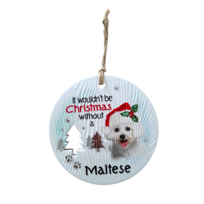 Mt Meru accessories Maltese Xmas Wishes Tree Ornament