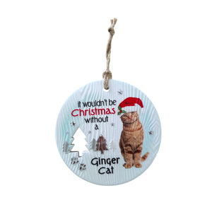 Mt Meru accessories Ginger Cat Xmas Wishes Tree Ornament