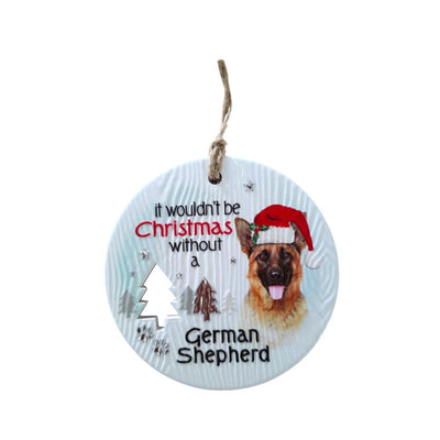 Mt Meru accessories German Shepherd Xmas Wishes Tree Ornament