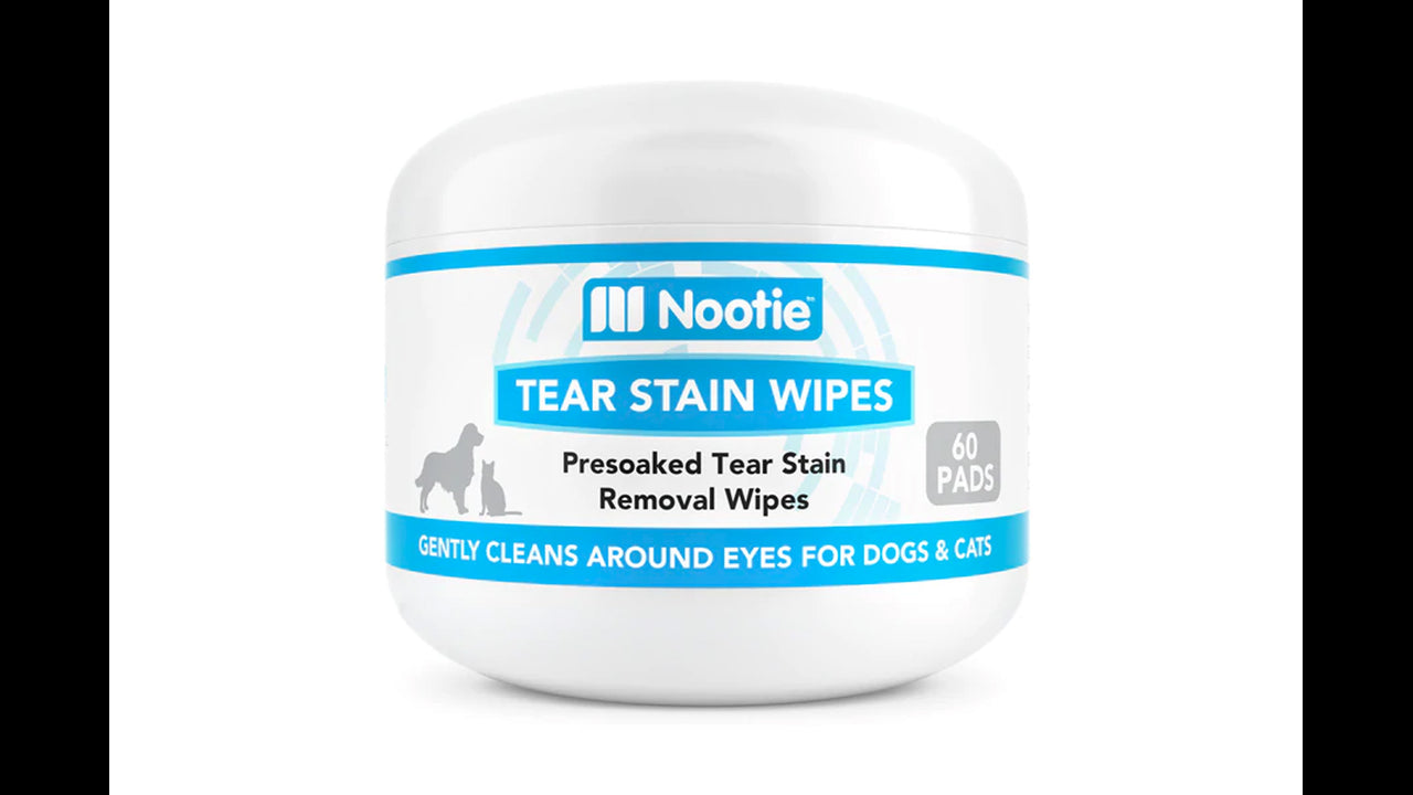 Nootie Grooming Aids Nootie Tear Stain Wipes 60 Pads