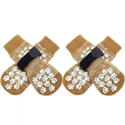 Not specified accessories S / Light Brown Anti Slip Pet Socks