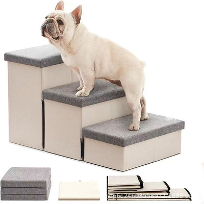 Not specified accessories Foldable Pet Stairs with Storage