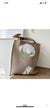 Not specified accessories Cat with Flower Brown Knitted Tote Bag