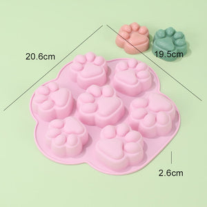 Not specified accessories Pink Paw Print Freezer Mould