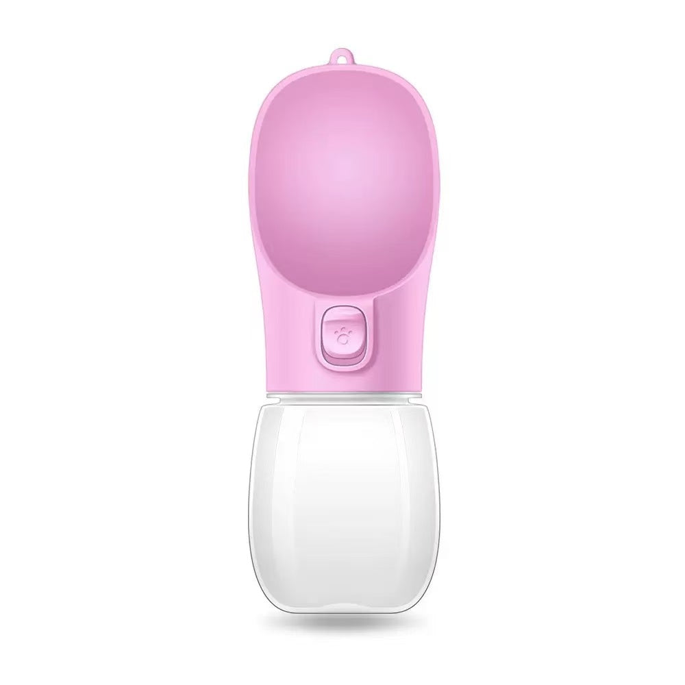 Not specified accessories 300ml / Pink Portable Dog Water Bottle