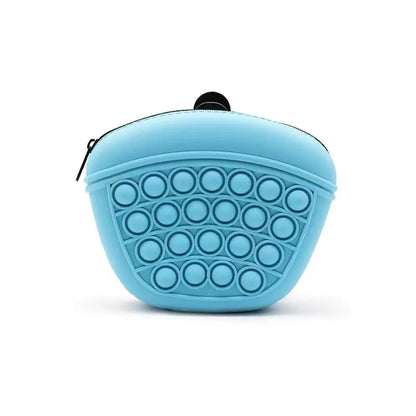 Not specified accessories Sky Blue Silicone Pet Treat Pouch
