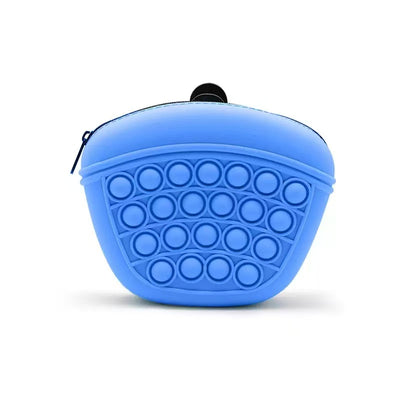 Not specified accessories Blue Silicone Pet Treat Pouch