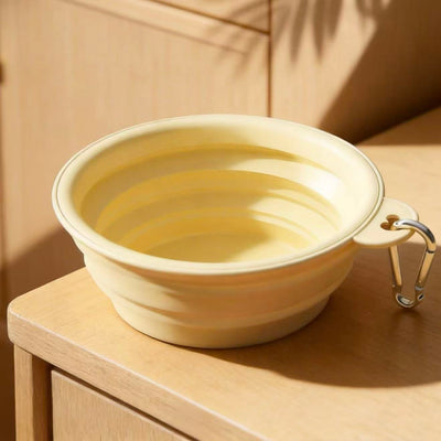 Not specified accessories Small / Yellow Sillicon Pet Bowl
