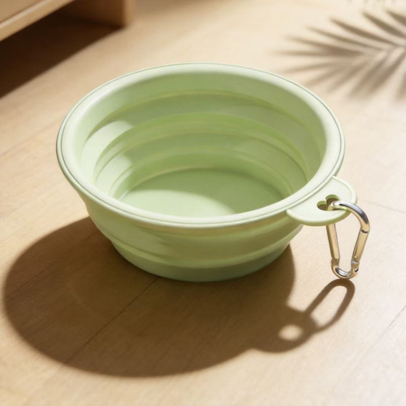 Not specified accessories Small / Green Sillicon Pet Bowl