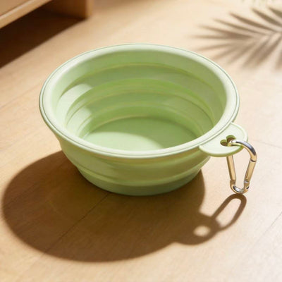 Not specified accessories Small / Green Sillicon Pet Bowl