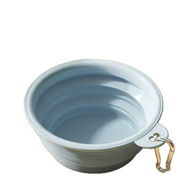 Not specified accessories Small / Blue Sillicon Pet Bowl