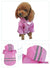 Not specified Apparel S / Pink Reflective Dog Raincoat