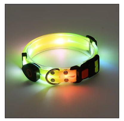 Not specified Collars / Leads Yellow LED Collar