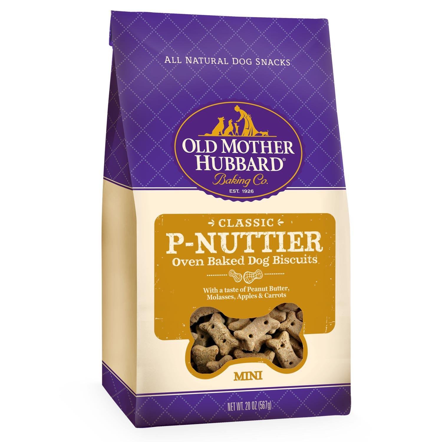 OMH Treats Old Mother Hubbard P-Nuttier Mini Dog Treats 567g