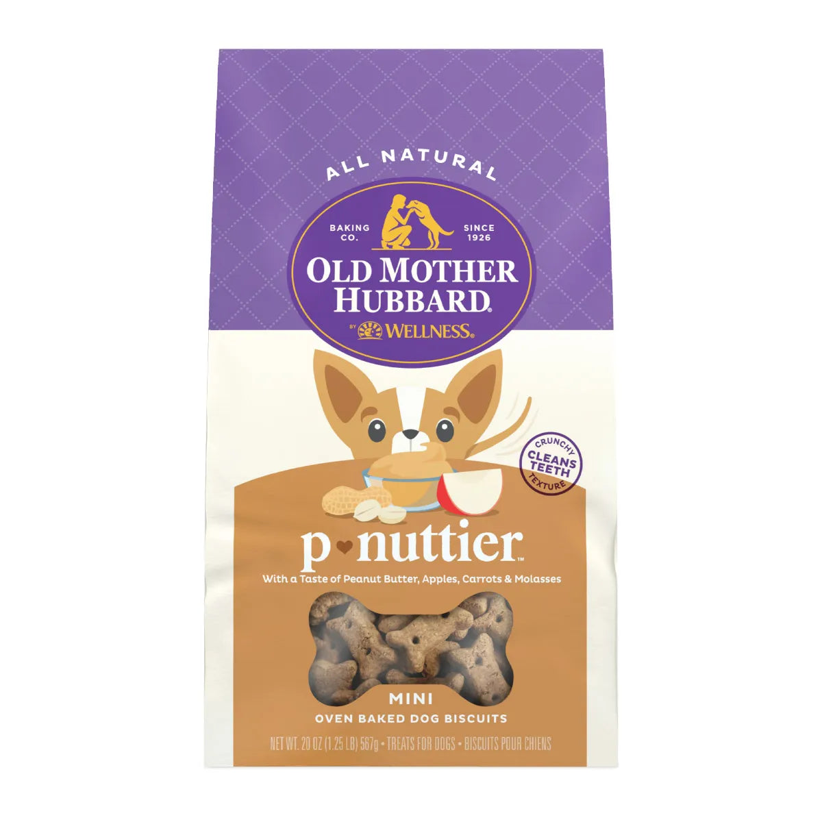 OMH Treats Old Mother Hubbard P-Nuttier Mini Dog Treats 567g