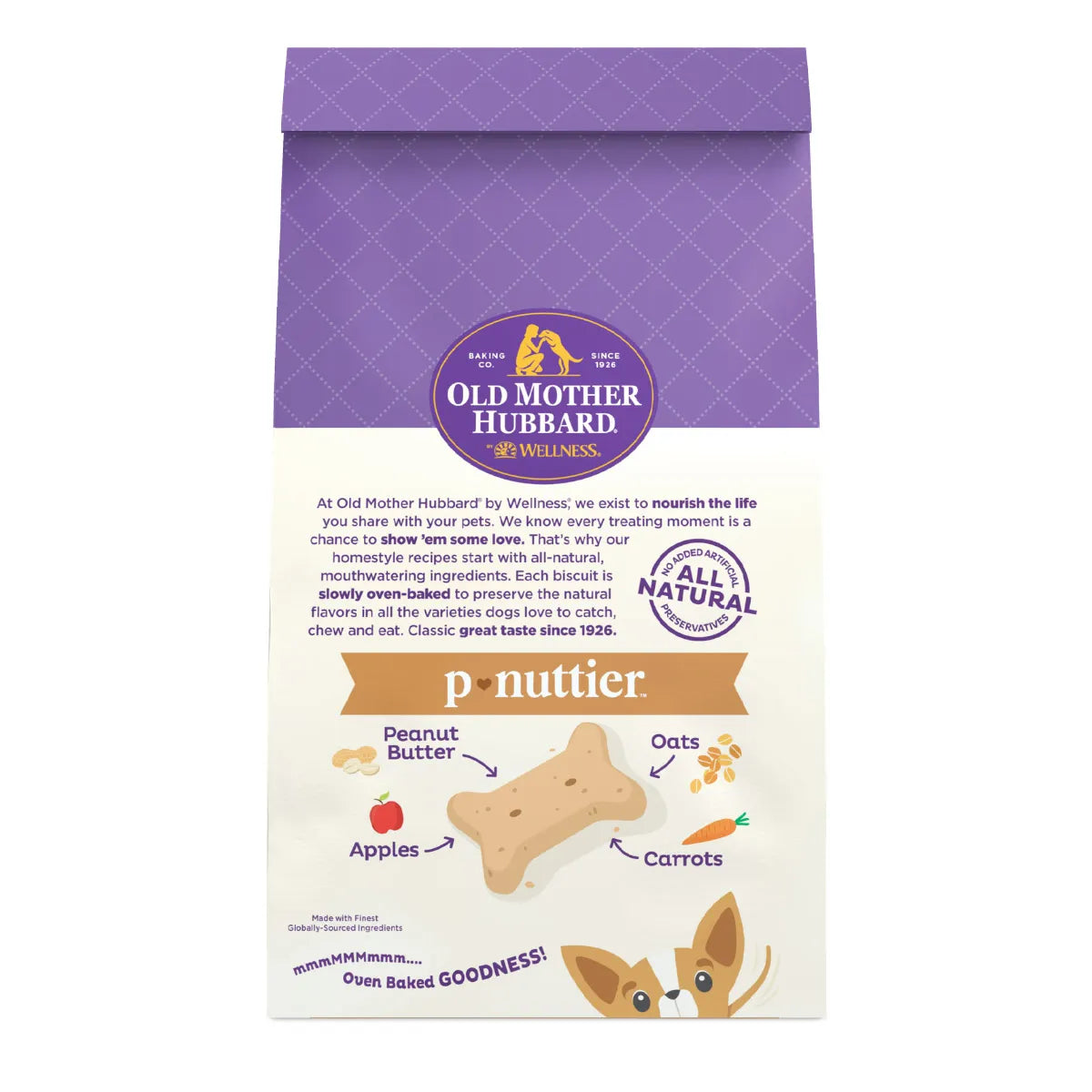 OMH Treats Old Mother Hubbard P-Nuttier Mini Dog Treats 567g