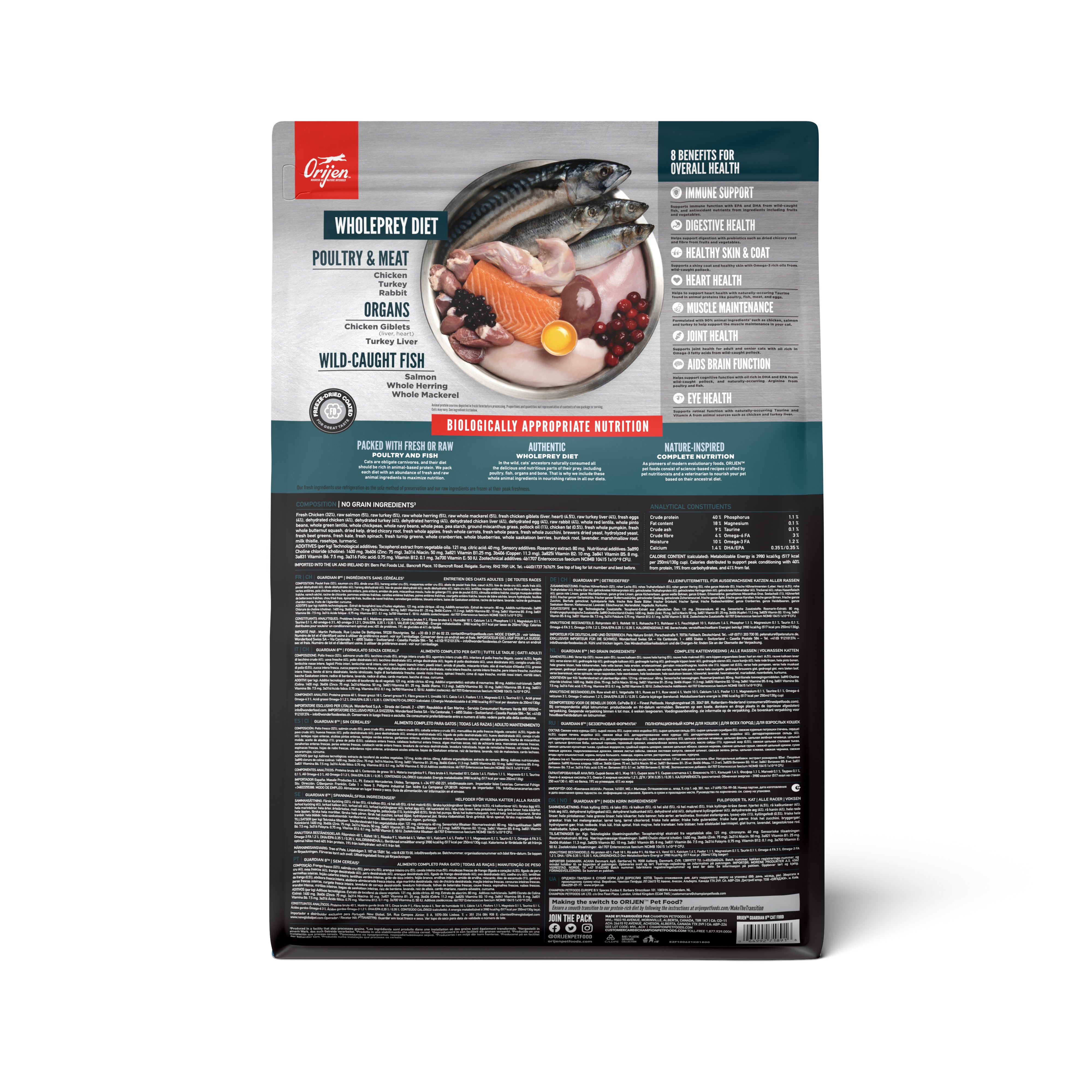 Orijen Biscuits Orijen Guardian 8 Cat Food