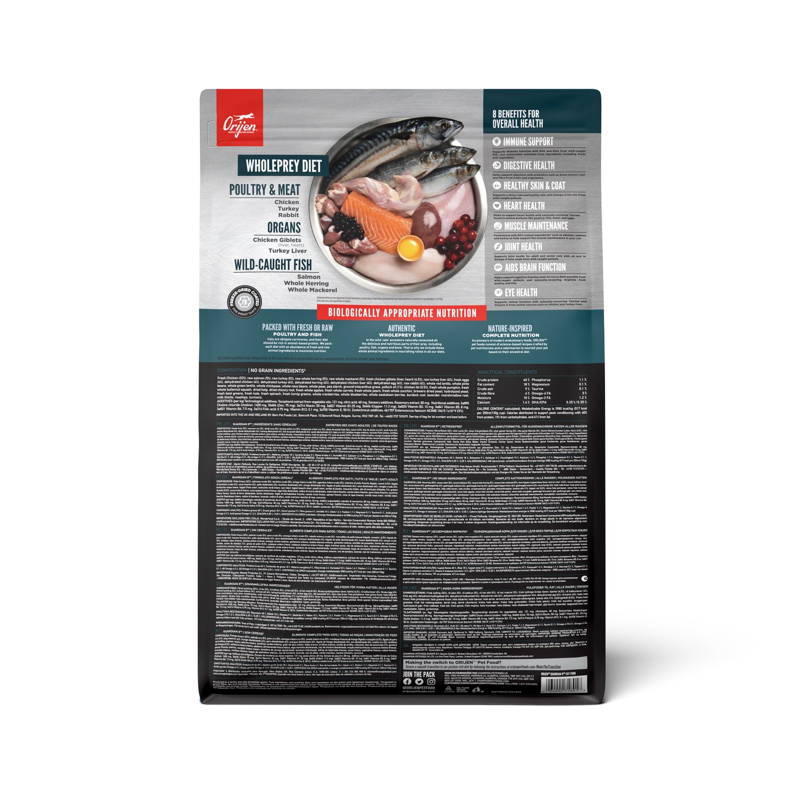 Orijen Biscuits Orijen Guardian 8 Cat Food