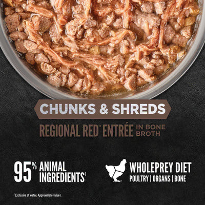 Orijen Canned Food Orijen Cat Regional Red Chunks & Shreds in Bone Broth