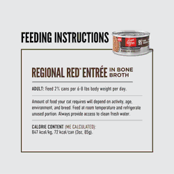 Orijen Canned Food Orijen Cat Regional Red Entree, Chunks & Shreds in Bone Broth